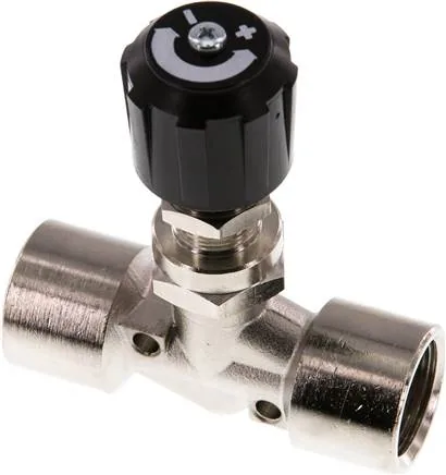 NADEL 12 MSV, Jehlový uzavírací ventil, poniklovaná mosaz, G 1/2", PN 18
