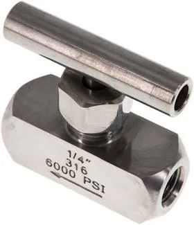 NADEL 14 ES, Jehlový uzavírací ventil, nerezová ocel, G 1/4", PN 400