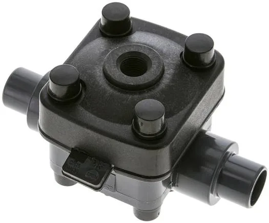 PVCMVKS 20 EPDM, Membránový ventil PVC (NO) PVC / EPDM, 20 mm Hrdlo k vlepení