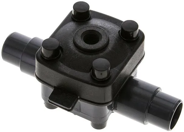 PVCMVKS 25 EPDM, Membránový ventil PVC (NO) PVC / EPDM, 25 mm Hrdlo k vlepení