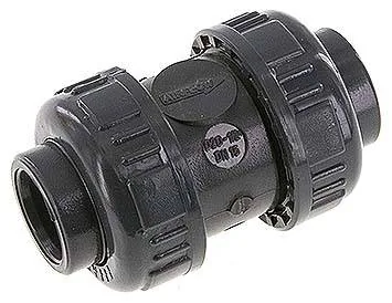 PVCRUCK 20 EPDM, Zpětný ventil s mufnou ke vlepení, PVC-U / EPDM, 20 mm