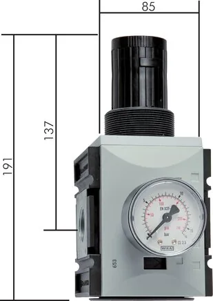 R 34-10 F, Tlakové regulátory – konstrukční řada Futura 4, 14200 l/min