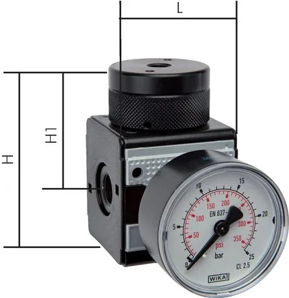 RF 104, Tlakové regulátory, dálkově ovládané (posilovač objemu) – Multifix, až 17500 l/min*