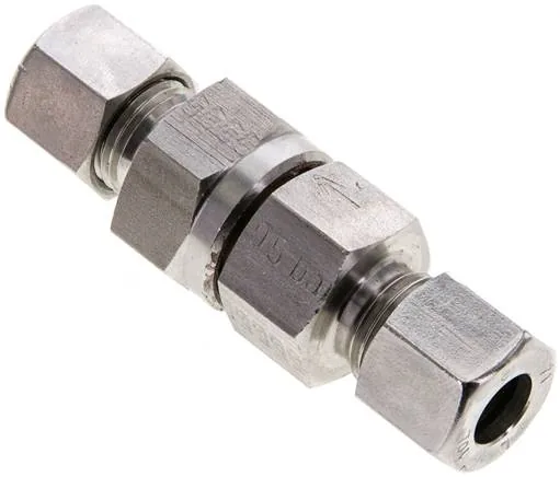 RHD 10 L ES-0,5, Hydraulický zpětný ventil, 10 L (M16x1,5), 1.4571