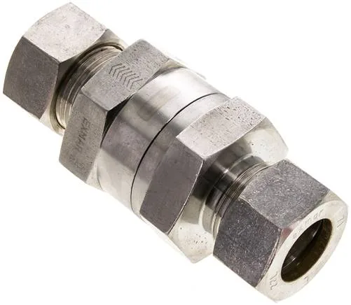 RHD 22 L NC, Hydraulický zpětný ventil, 22 L (M30x2), Upínací kroužek 1.4571 (NC)