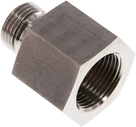 RI 1/2 X 3/4 ED ES, Hydraulický závitové redukce s válcovým vnitřním a vnějším závitem, do 630 bar