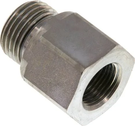 RI 1/2 X 3/8 ED, Hydraulický závitové redukce s válcovým vnitřním a vnějším závitem, do 630 bar