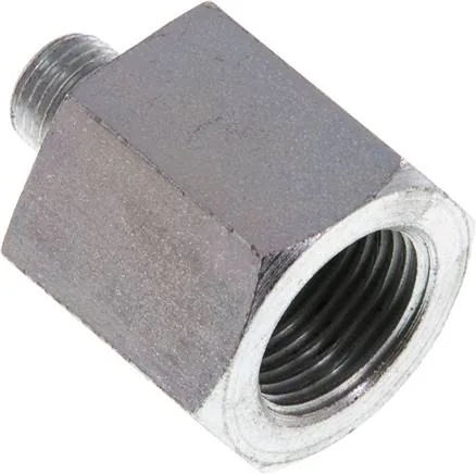RI 1/8 X 3/8 ED, Hydraulický závitové redukce s válcovým vnitřním a vnějším závitem, do 630 bar
