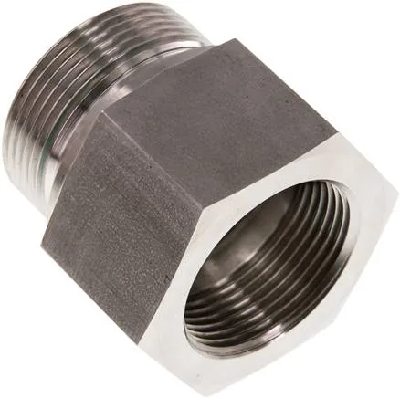 RI 11/2 X 11/4 ED ES, Hydraulický závitové redukce s válcovým vnitřním a vnějším závitem, do 630 bar