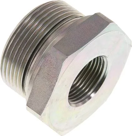 RI 11/2 X 3/4 ED, Hydraulický závitové redukce s válcovým vnitřním a vnějším závitem, do 630 bar