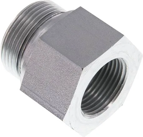 RI 11/4 X 1 ED, Hydraulický závitové redukce s válcovým vnitřním a vnějším závitem, do 630 bar