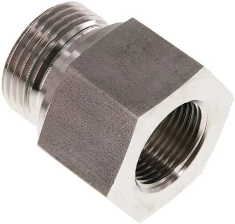 RI 1 X 3/4 ED ES, Hydraulický závitové redukce s válcovým vnitřním a vnějším závitem, do 630 bar