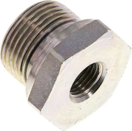 RI 3/4 X 1/4 ED, Hydraulický závitové redukce s válcovým vnitřním a vnějším závitem, do 630 bar