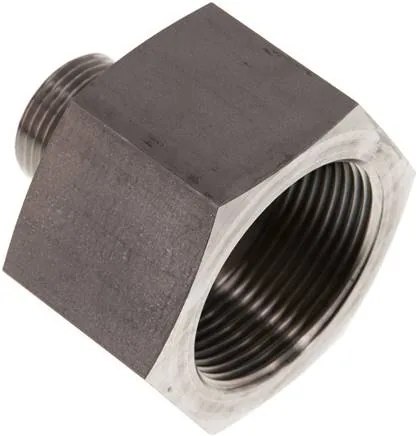 RI 3/4 X 11/2 ED ES, Hydraulický závitové redukce s válcovým vnitřním a vnějším závitem, do 630 bar