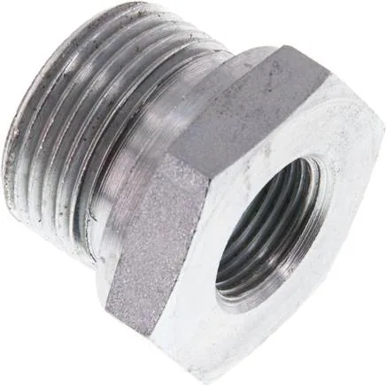RI 3/4 X 3/8 ED, Hydraulický závitové redukce s válcovým vnitřním a vnějším závitem, do 630 bar