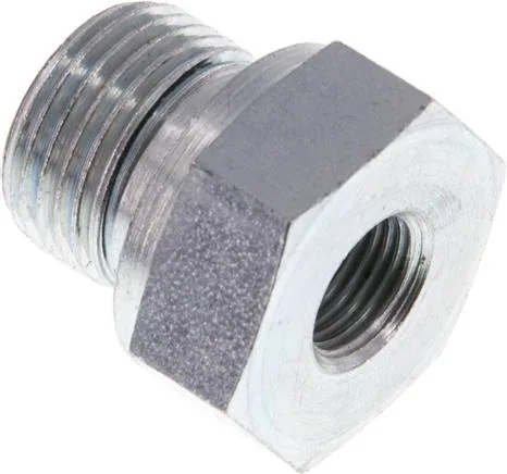 RI 3/8 X 1/8 ED, Hydraulický závitové redukce s válcovým vnitřním a vnějším závitem, do 630 bar