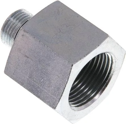 RI 3/8 X 3/4 ED, Hydraulický závitové redukce s válcovým vnitřním a vnějším závitem, do 630 bar