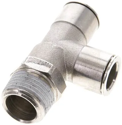 RIB 03 12 21 C, Nástrčné spojky k zašroubování LE s kónickým závitem (polohovatelné)