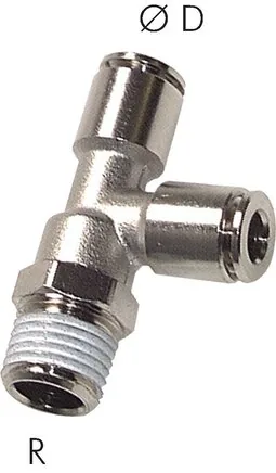 RIB 03 14 21 C, Nástrčné spojky k zašroubování LE s kónickým závitem (polohovatelné)