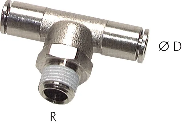 RIB 08 10 13 C, Šroubové spoje T s kónickým závitem (polohovatelné) (dobíhající zboží)