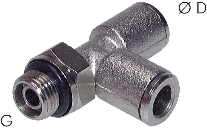 RIB 93 05 13 C, Nástrčné spojky k zašroubování LE s válcovým závitem (polohovatelné) (dobíhající zboží)