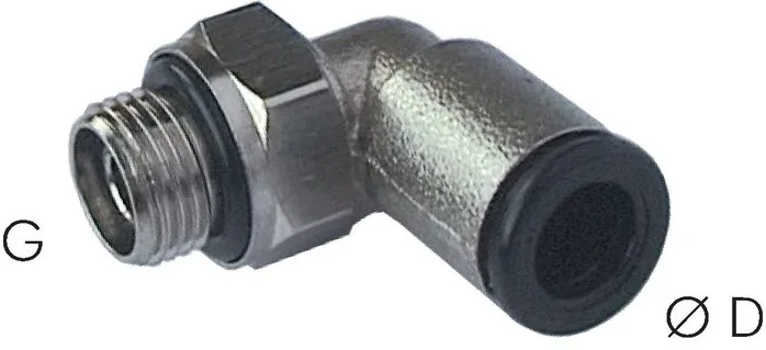 RIB 99 06 07, Úhlové přípojky s válcovým závitem (polohovatelné)