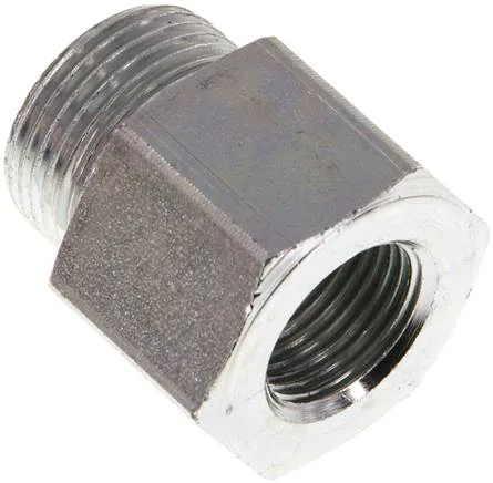 RI M22 X 3/8, Hydraulický závitové redukce s válcovým vnitřním a vnějším závitem, do 630 bar
