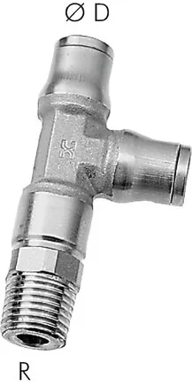 RIX 03 04 10 NPT, Nástrčné spojky k zašroubování LE s kónickým závitem (polohovatelné)