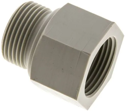 RN 1010 PP, Závitové nástavce - polypropylen a PVDF, PN 10