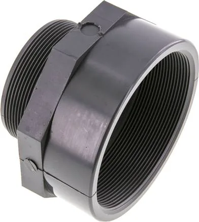 RN 3040 PVC, Redukční spojky s válcovým vnějším a vnitřním závitem - PVC-U (pouze pro plastové závity), PN 16