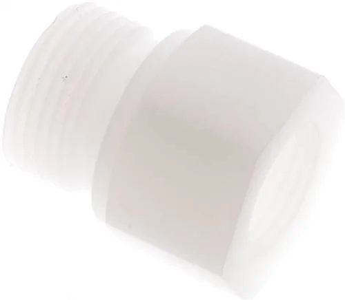 RN 3412 PVDF, Redukční vsuvka s válcovým vnějším a vnitřním závitem - Polypropylen a PVDF, PN 10