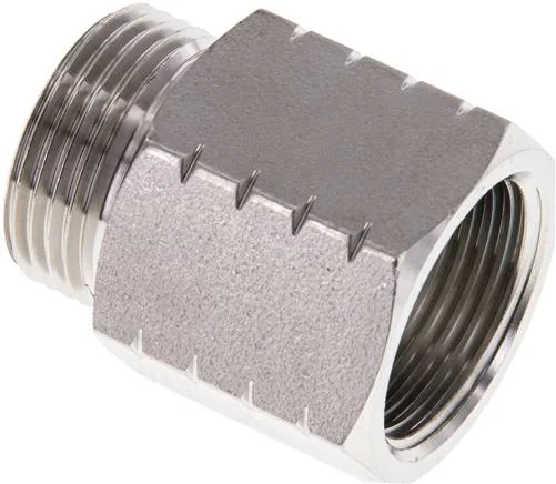 RN 34G34NPT ES, Redukční spojky se závitem G (vnější) / závit NPT, do 40 bar