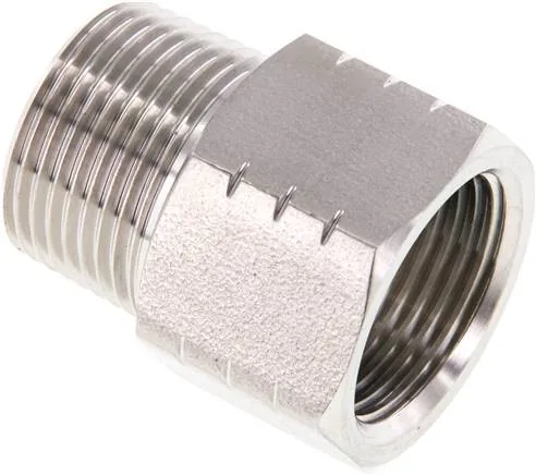 RN 34R34NPT ES, Redukční spojky se závitem R (vnější) / závit NPT, do 40 bar