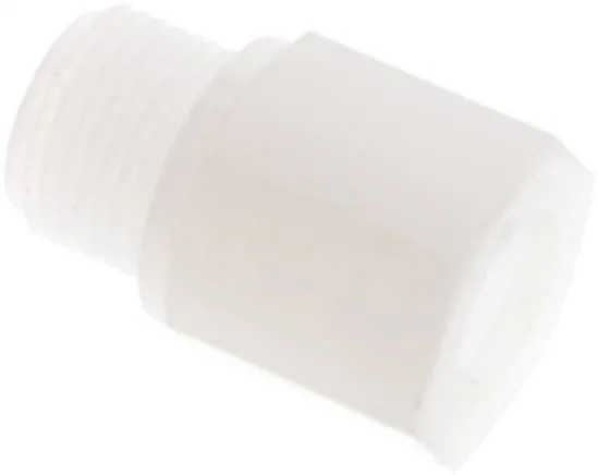RN 3814 PVDF, Redukční vsuvka s válcovým vnějším a vnitřním závitem - Polypropylen a PVDF, PN 10