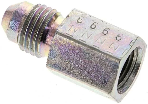 RN 7/16-18 NPT, Redukční spojky se závitem JIC (vnější)/závitem NPT, do 310 bar