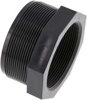 RNK 30212 PVC, Redukční spojky, krátké, s válcovým vnějším a vnitřním závitem,, PVC-U (pouze pro plastové závity), PN 16