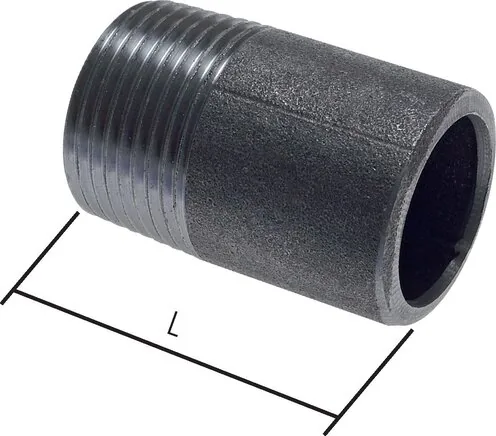 RONI 38/350 AS ST, Přivařovací vsuvka obdobná EN 10241 / DIN 2982, do 50 bar