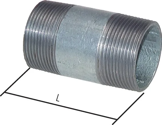 RONI 112/300 ST, Trubková dvojitá vsuvka podobná EN 10241 (DIN 2982 ), do 50 bar
