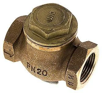 RUCK 10 S, Zpětný ventil (těžký), G 1", PN 20, červený bronz