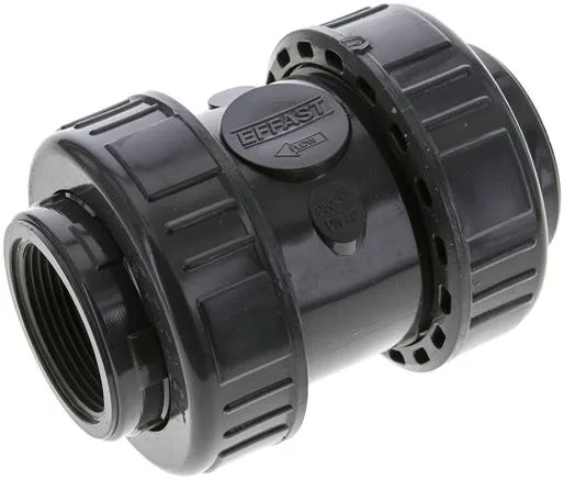 RUCK 112 PVCEPDM, Zpětný ventil, PVC-U / EPDM, Rp 1-1/2"