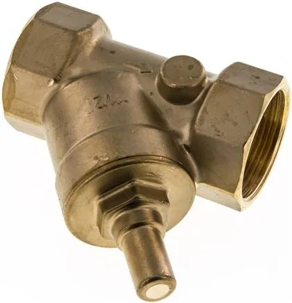 RUCK 112 SS/10-V, Zpětný ventil se zkoseným sedlem Rp 1-1/2"-FKM těsnění, mosaz