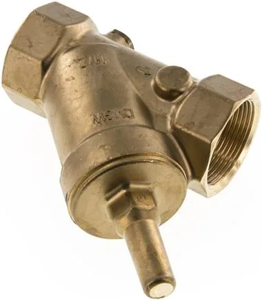 RUCK 112 SS, Zpětný ventil se zkoseným sedlem Rp 1-1/2"-Standardní, mosaz
