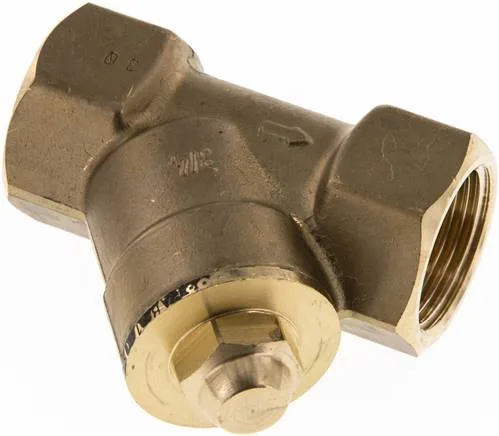 RUCK 114 SS-V, Zpětný ventil se zkoseným sedlem Rp 1-1/4"-FKM těsnění, mosaz