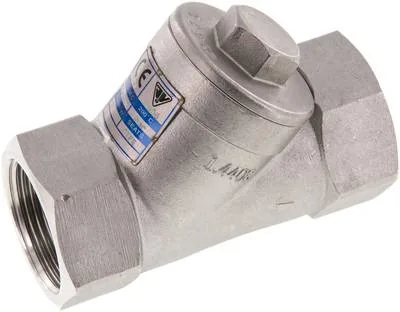 RUCK 114 SS ES, Zpětný ventil se zkoseným sedlem, G 1-1/4", PN 40, nerezová ocel