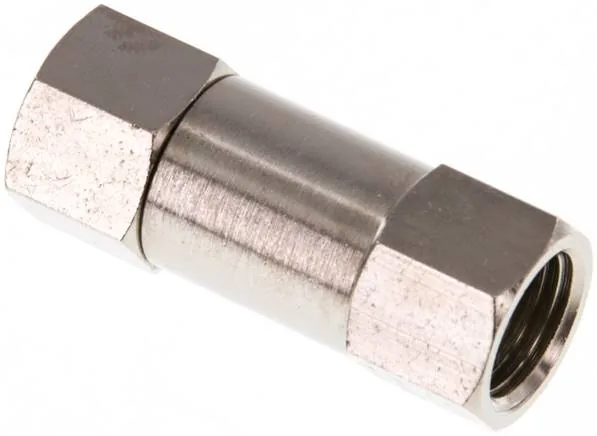 RUCK 14 MSV, Zpětný ventil, G 1/4", PN 10, mosaz poniklovaná