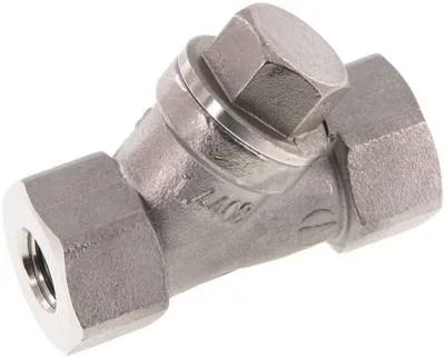 RUCK 14 SS ES, Zpětný ventil se zkoseným sedlem, G 1/4", PN 40, nerezová ocel