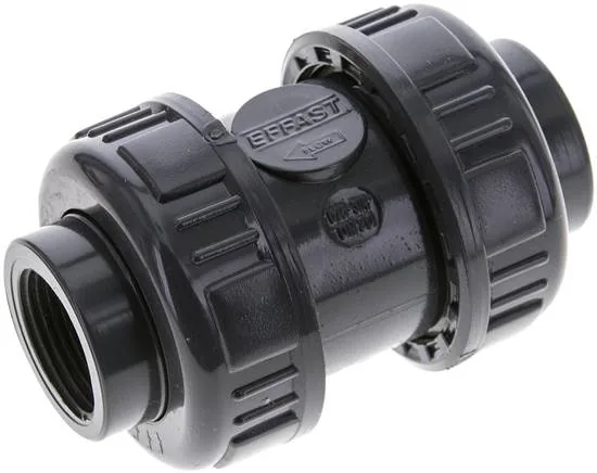 RUCK 34 PVCEPDM, Zpětný ventil, PVC-U / EPDM, Rp 3/4"