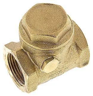 RUCK 34 SKB, Zpětná křídlová klapka G 3/4", PN 12, mosaz, měkké těsnění