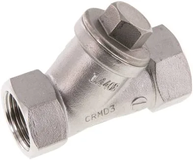 RUCK 34 SS ES, Zpětný ventil se zkoseným sedlem, G 3/4", PN 40, nerezová ocel