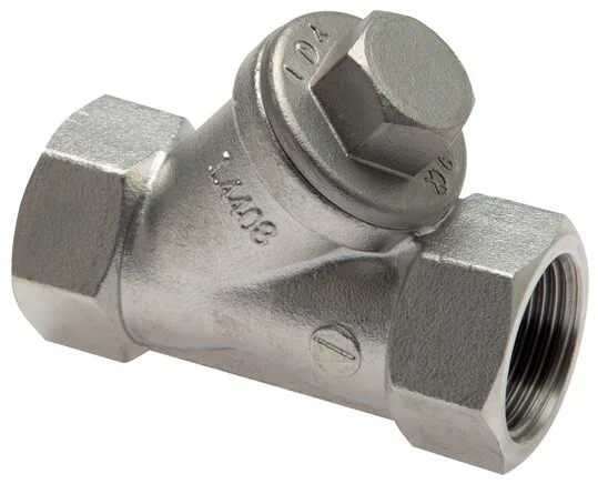 RUCK 20 SS ES, Zpětný ventil se zkoseným sedlem, G 2", PN 40, nerezová ocel